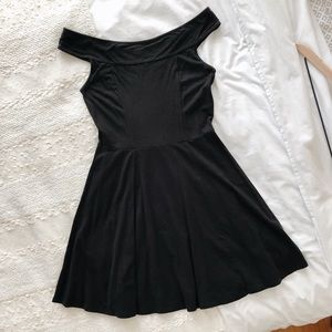 Urban Outfitters Kimchi Black Off Shoulder Dress